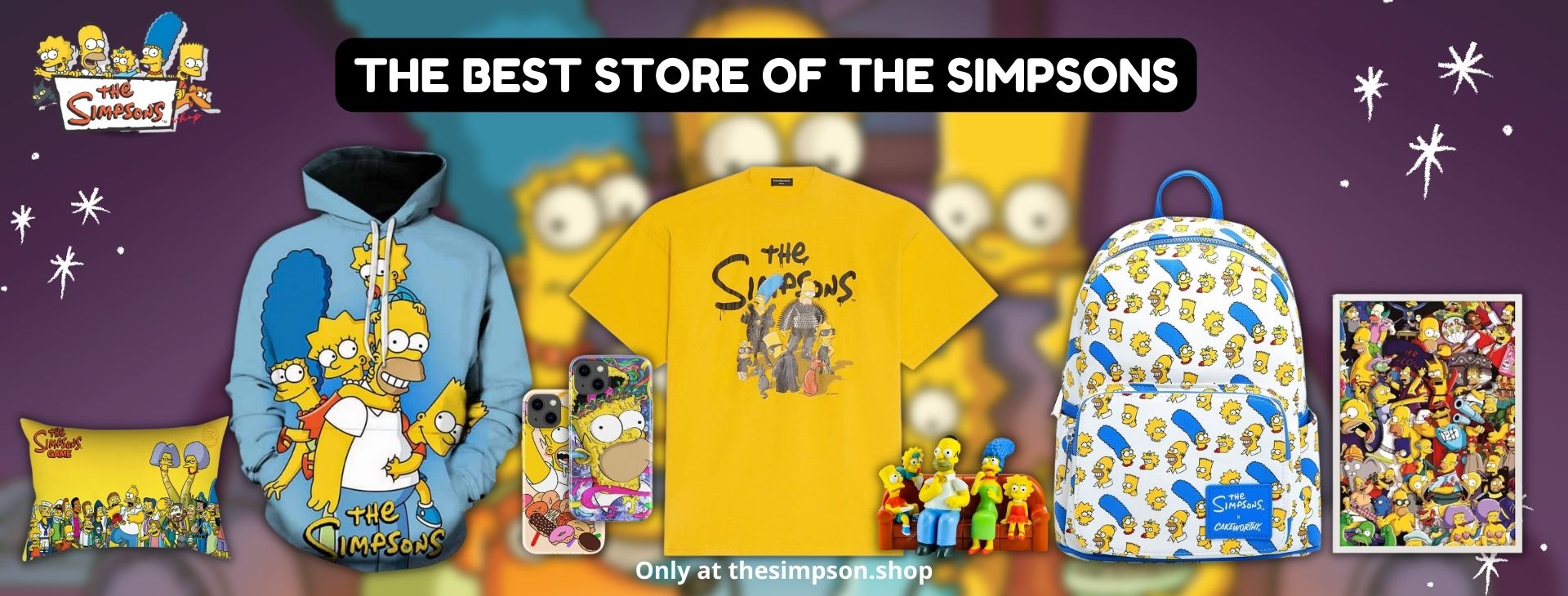 The Simpsons Banner - The Simpson Shop