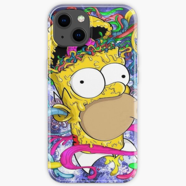 Crazy Homer iPhone Soft Case 