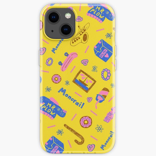 Comprehensive Simpsons Pattern iPhone Soft Case