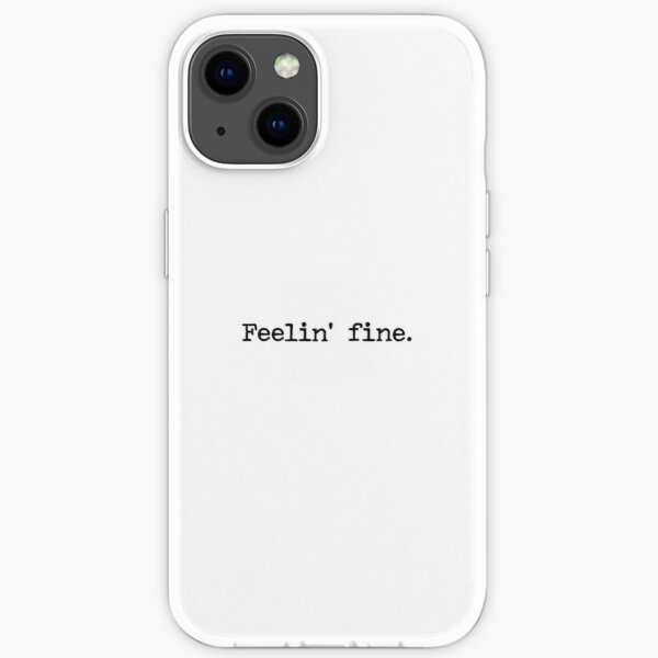 Feelin' fine - Simpsons iPhone Soft Case RB0709 product Offical simpson Merch