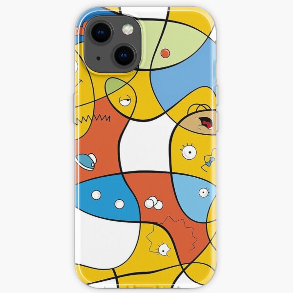 The Simpsons Mix-Up iPhone Soft Case