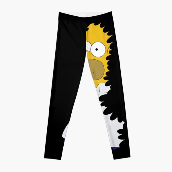 Lover Gift Great Model Homer In The Bushes Awesome For Music Fan Leggings RB0709 product Offical simpson Merch