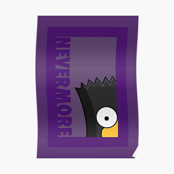 Nevermore - Bart The Raven Poster RB0709 product Offical simpson Merch