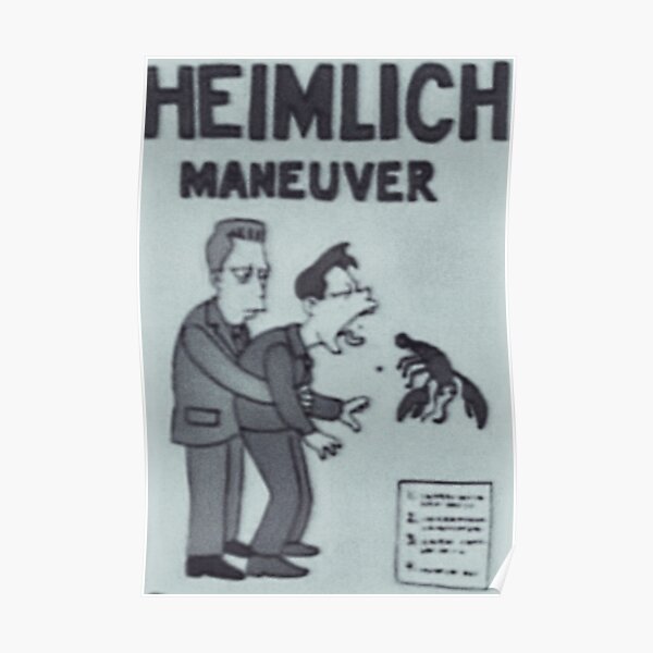 Heimlich Maneuver - Simpsons Poster RB0709 product Offical simpson Merch