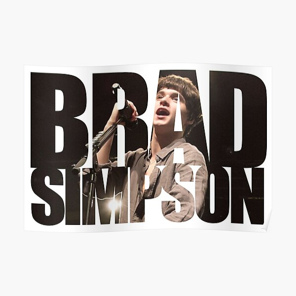 Brad Simpson Poster RB0709 product Offical simpson Merch