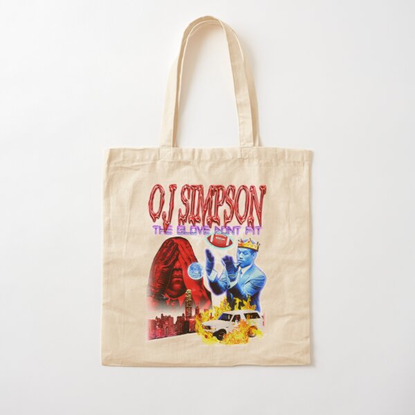 OJ Simpson - The Glove Dont Fit Cotton Tote Bag RB0709 product Offical simpson Merch