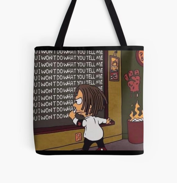 RAGE AGAINST THE MACHINE SIMPSONS Mock All Over Print Tote Bag RB0709 product Offical simpson Merch
