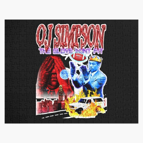 OJ Simpson - The Glove Dont Fit Jigsaw Puzzle RB0709 product Offical simpson Merch