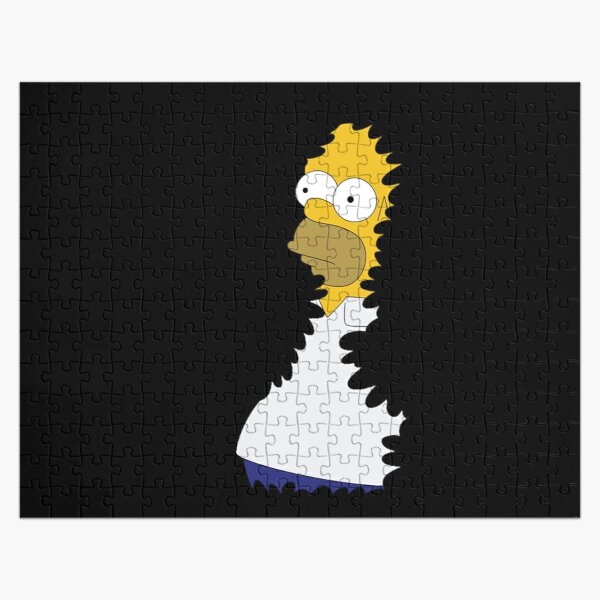 Lover Gift Great Model Homer In The Bushes Awesome For Music Fan Jigsaw Puzzle RB0709 product Offical simpson Merch