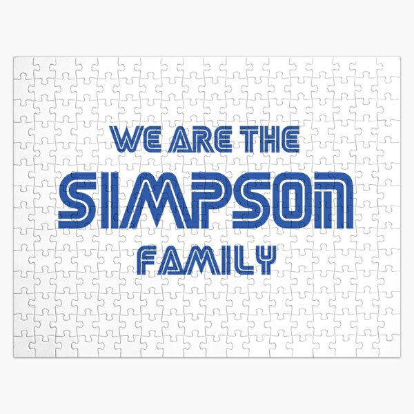 We are the Simpson Gaming Family Jigsaw Puzzle RB0709 product Offical simpson Merch