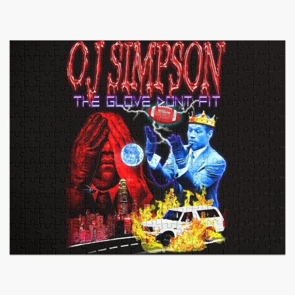 Oj Simpson The Glove Dont Fit Jigsaw Puzzle RB0709 product Offical simpson Merch