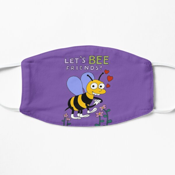 the simpsons - let's bee friends! Flat Mask RB0709 product Offical simpson Merch